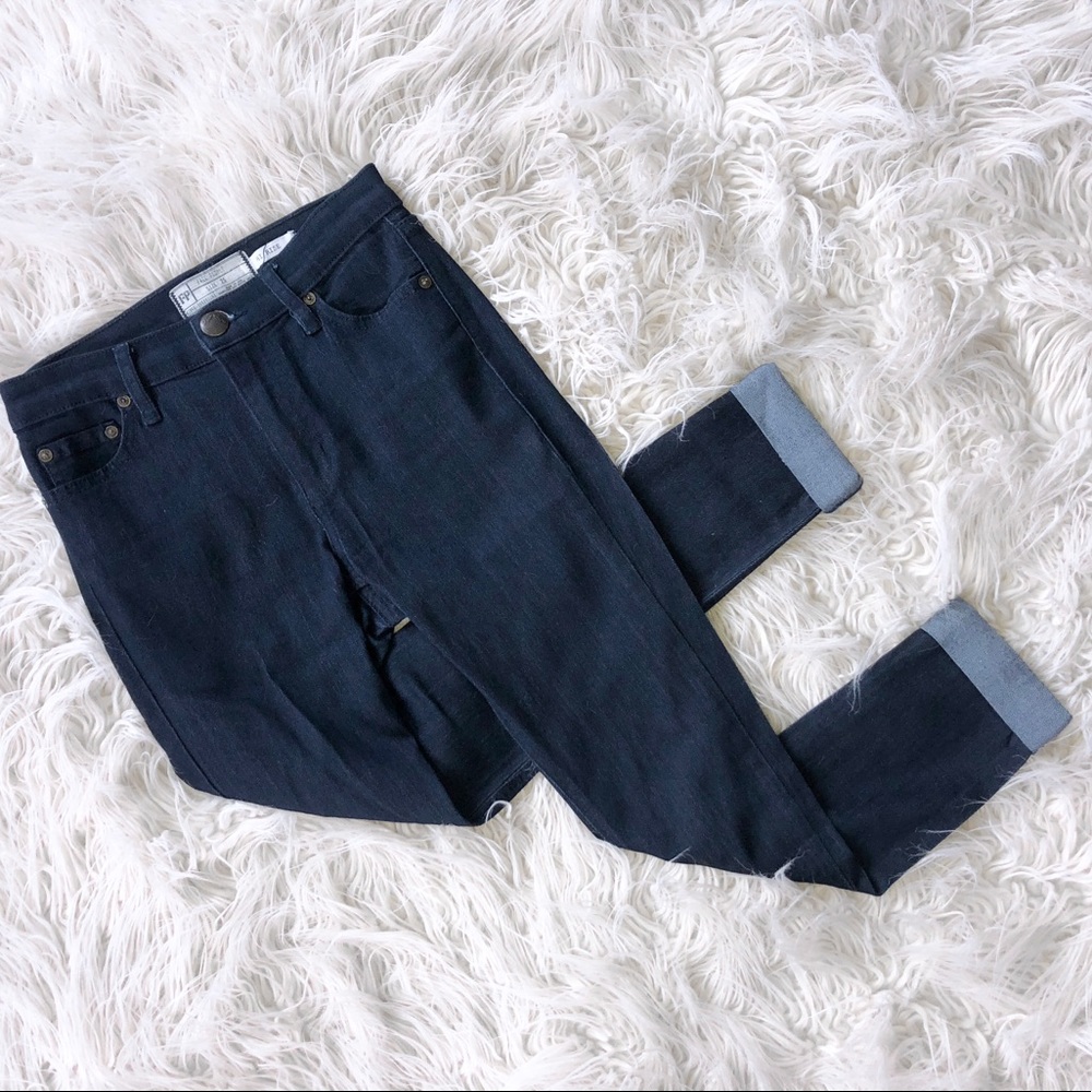 Hi Rise Cuffed Free People Jeans